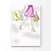 Luxury Green Heels Fashion Art Print 100% Australian Made 90x120cm (Stretched Canvas)