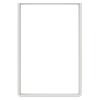 Rapid 500 x 732 x 50mm White Steel Tube Tikal Desk Leg