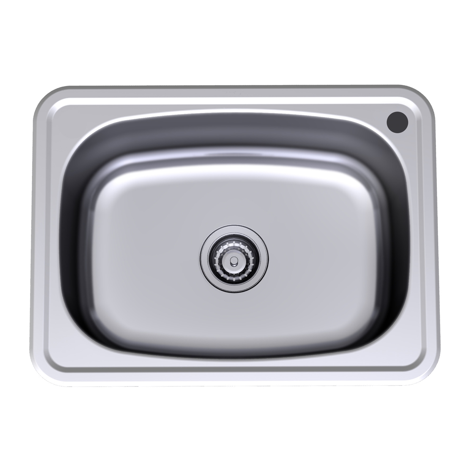 Clark 45L Stainless Single Flushline Tub RH 1TH product image