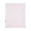 Living Textiles 100% Cotton Knit Stripe Blanket - Blush/white