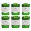 6PK LVD Flameless Candle Small Green Decorative Home/Lounge Decor