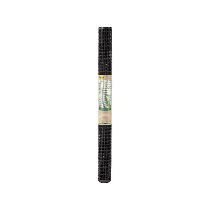 Backyard Farmer 3.0 x 1.2m x 25mm Black Plastic Trellis 