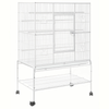 Yes4pets 158 Cm White Large Bird Cage Parrot Budgie Aviary With Stand