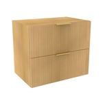 Lugna 512 x 600 x 380mm Sand 2 Drawer Unit