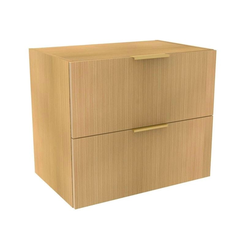 Lugna 512 x 600 x 380mm Sand 2 Drawer Unit
