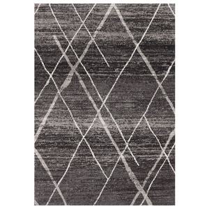 The Rug Connection Jaya 452 Charcoal 330x240cm - Extra Large Pet Friendly Indoor Floor Rug