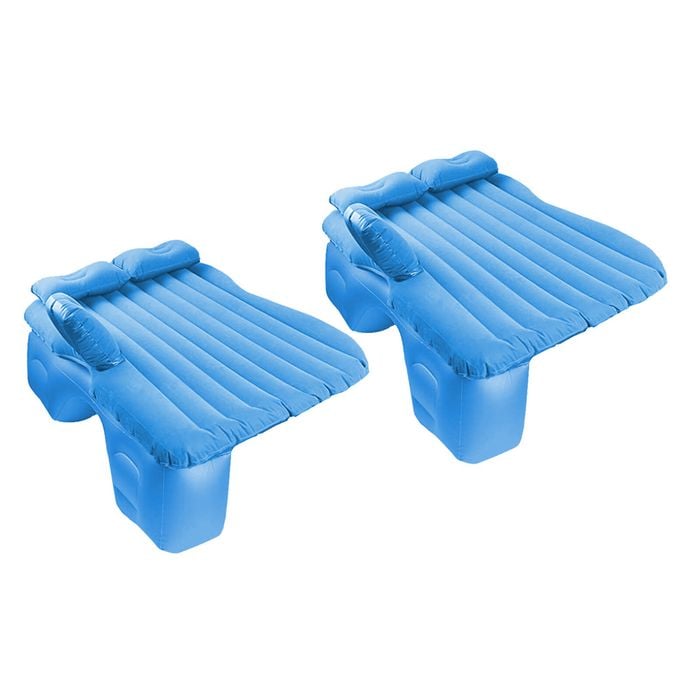SOGA 2X Blue Stripe Inflatable Car Mattress