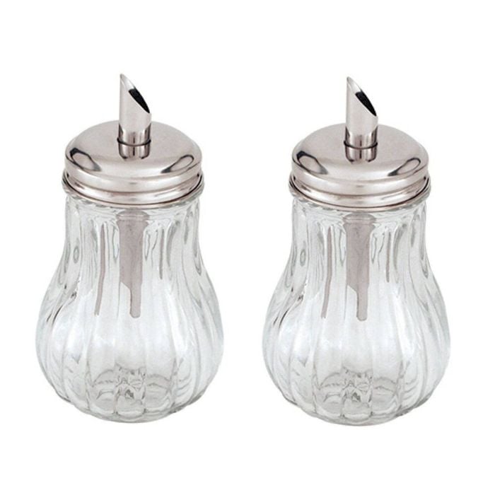 Trenton Glass Sugar Dispensers - 285ml - Set Of 2