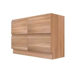 Stein 1200 x 450 x 810mm Light Select Floor Standing Handleless Vanity - Cabinet Only