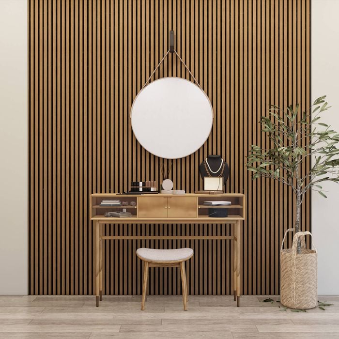 Prempanel 2700 x 600 x 21mm Oak Timber Acoustic Panel