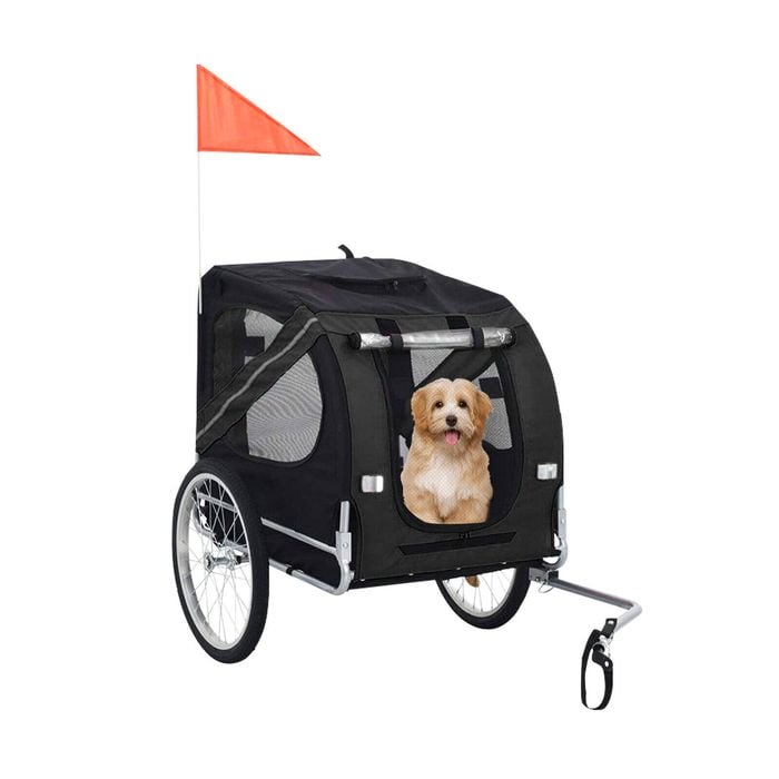 Topet Pet Bike Stroller Bicycle Trailer Pram Pet Jogger Dog Cat Size S-m