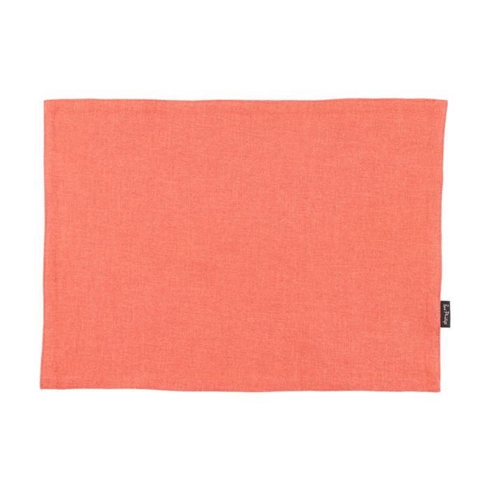 4pc Bas Phillips Linen Tencel Placemat Set Tableware Rust 33x45cm