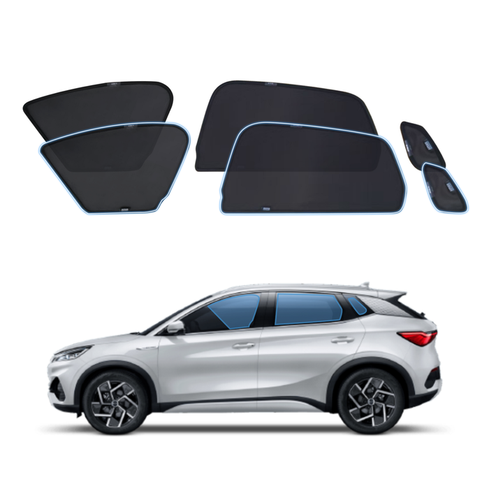 AUSGO Magnetic Window Sun Shade for BYD ATTO 3 2022-Onwards 6-Piece Set Car Shades