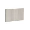 Kaboodle 800mm Provincial White V-Groove Farmhouse Sink Doors - 2 Pack
