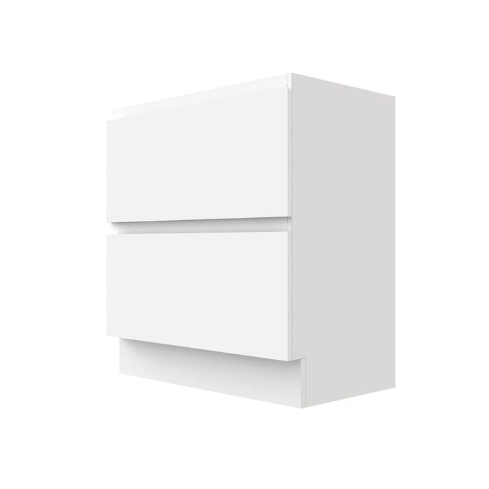 Stein 600 x 450 x 810mm Light Select Floor Standing Handleless Vanity - Cabinet Only