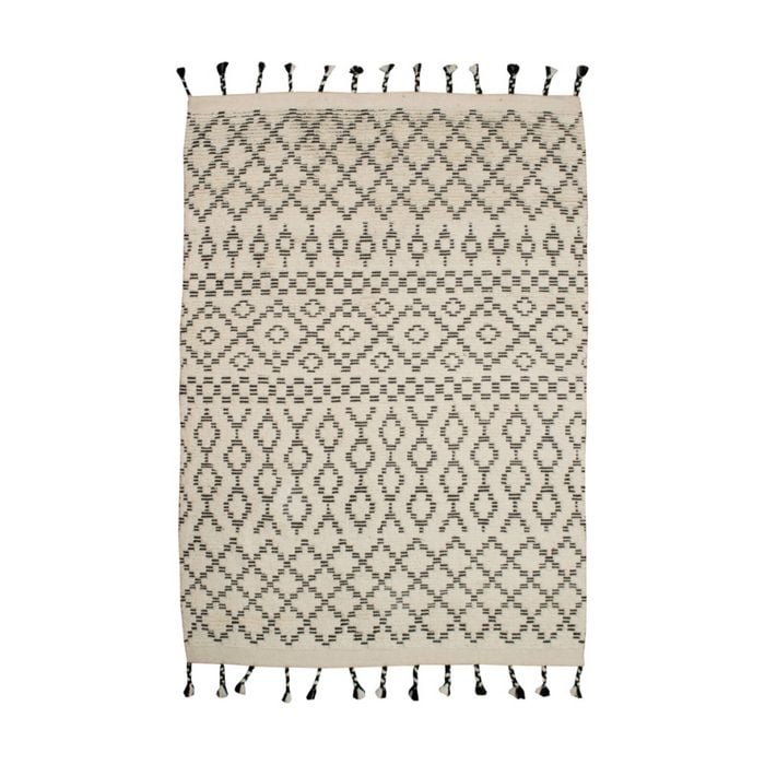 Colorscope sahara trellis contemporary indoor rug iovry/charcoal 250x350cm