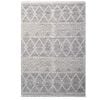 Aura Flatwoven Designer Wool Rug 6235 - Ivory/black - 190x280cm