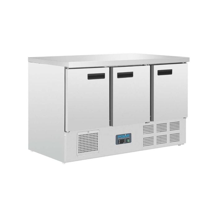 Polar G-Series 3 Door Counter Fridge 368Ltr - Under Bench Fridges (G622-A)