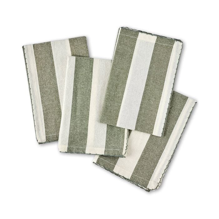 Salt & Pepper Taylor Stripe Napkin 45x45cm Set of 4