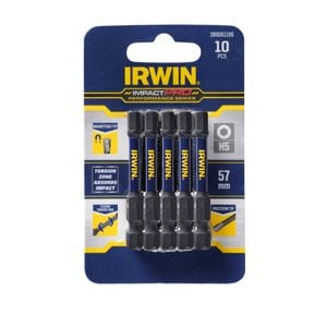 Irwin Impact Pro Performance 57mm Hex 5 - 10 Pack