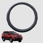 Steering Wheel Cover for Toyota Prado 2013-Current 38CM Leather | Circle