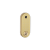Zanda 60mm Satin Brass Backset Stealth Deadbolt Latch