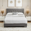 Big Lot Dark Grey Mia Bed Frame - Dark Grey, Queen