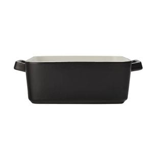 Maxwell & Williams 24x8cm Epicurious Square Roasting Baking Dish w Handles Black
