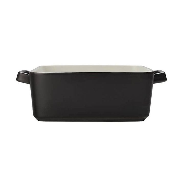 Maxwell & Williams 24x8cm Epicurious Square Roasting Baking Dish w Handles Black