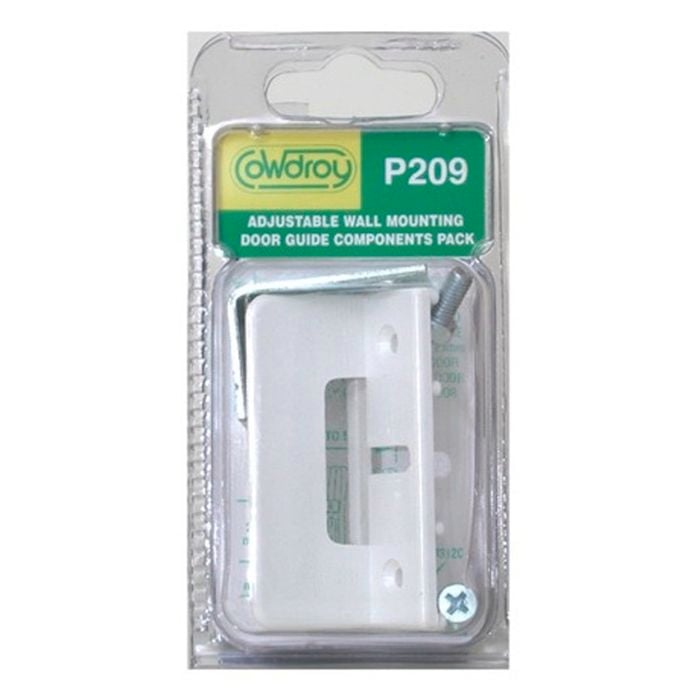 Cowdroy Door Guide Wall Mount Adjustable White