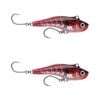 2x Rapala Sarda 18cm High Speed 200gm Trolling Lures - Real Red Bait