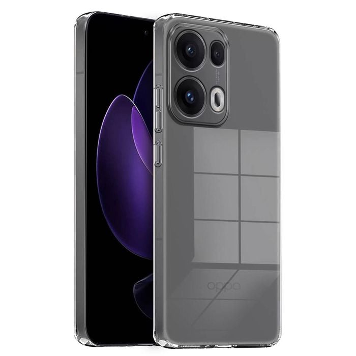 MEZON OPPO Reno13 Pro 5G Slim Clear TPU Gel Back Case Wireless Charging Compatible