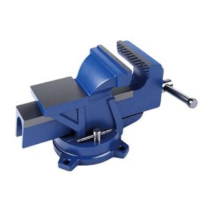 Salesbay 5" Bench Vise Multi-purpose Heavy Duty Ductile Iron 360 Deg Swivel Base