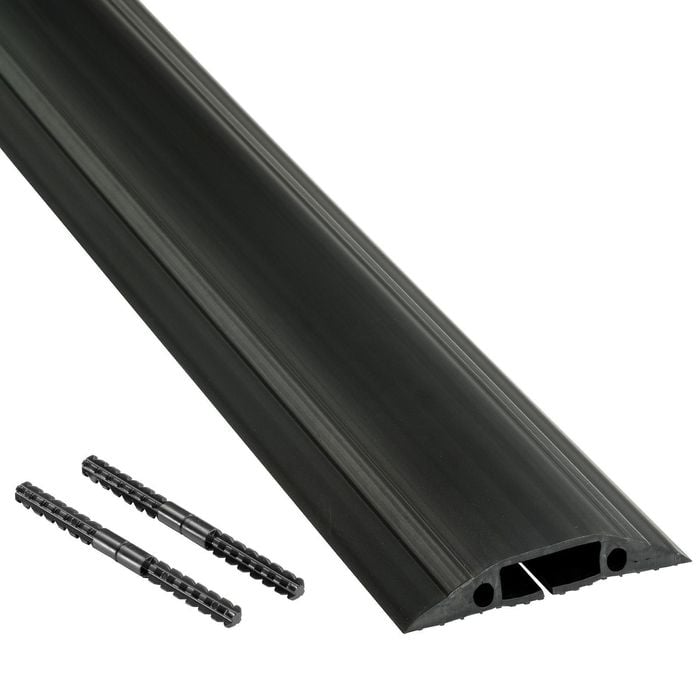 D-Line 30 x 10mm 9m Black Medium Duty Floor Cover