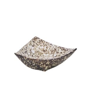 Academy Ezra Plate Mottled Reactive Grey 19x19x6cm