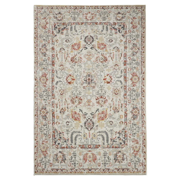 Fab Habitat 160x230cm Multicolour Lima Traditional Machine Washable Rug