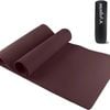 Yogarise 6mm Anti-Skid Yoga Mat with Carry Bag – Eco-Friendly, Water-Resistant, Non-Toxic, Soft & Durable (Wine)