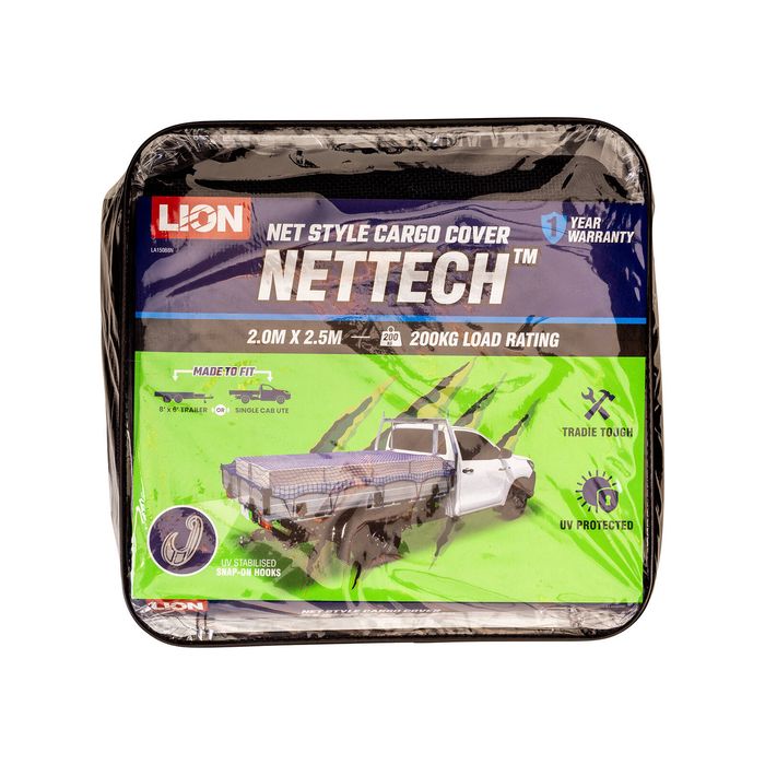Lion 2 x 2.5m Single Cab Ute NetTech Cargo Net