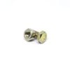 Pinnacle M4 x 20mm Yellow Zinc Hi Tensile Hex Bolt And Nut - 10 Pack