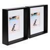 Nicola Spring 8" X 10" 3d Deep Box Photo Frames With White 4" X 6" Mount - Pack Of 5