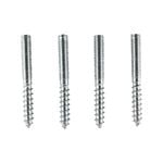 Everhang M6 x 48mm Zinc Plated Hanger Bolt - 4 Pack