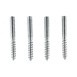 Everhang M6 x 48mm Zinc Plated Hanger Bolt - 4 Pack