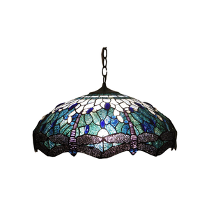 G&g Blue Dragonfly Tiffany Pendant Light