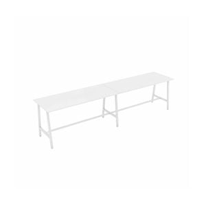 Olg Axis Trestle Bar Leaner Trestle White Frame White Top L3600mm X W900mm
