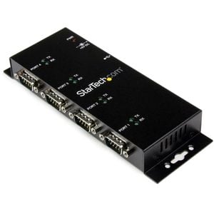 Startech.com Serial Hub - Wall Mountable - 1 - Taa Compliant - Usb - Pc, Mac, Linux - 4 X Number Of Serial Ports External
