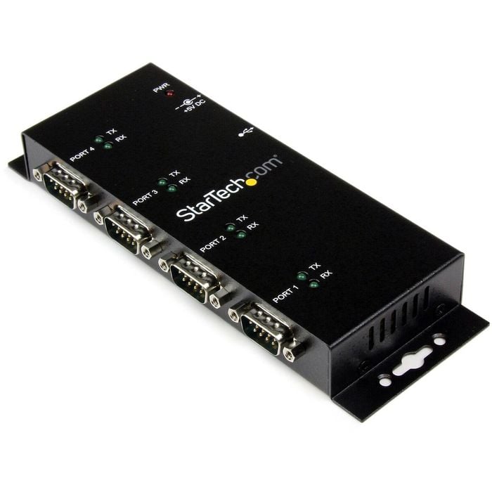 Startech.com Serial Hub - Wall Mountable - 1 - Taa Compliant - Usb - Pc, Mac, Linux - 4 X Number Of Serial Ports External