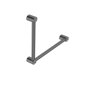 Nero 32mm Mecca Care 90 Degree Ambulant Toilet Grab Rail