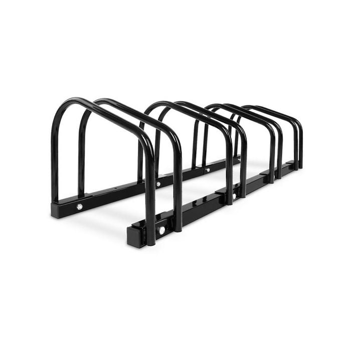 4 Bike Stand Bicycle Rack Floor Parking Holder Instant Storage Portable Black