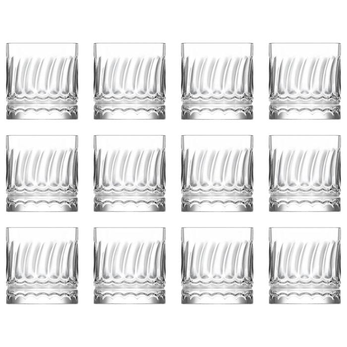 LAV Wave Whisky Glasses - 330ml - Pack of 12