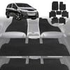 6D Diamond Car Floor Mats for Honda Odyssey 2014-2020 7 Seater ViL-Ultimate Set-Black-Outback GT